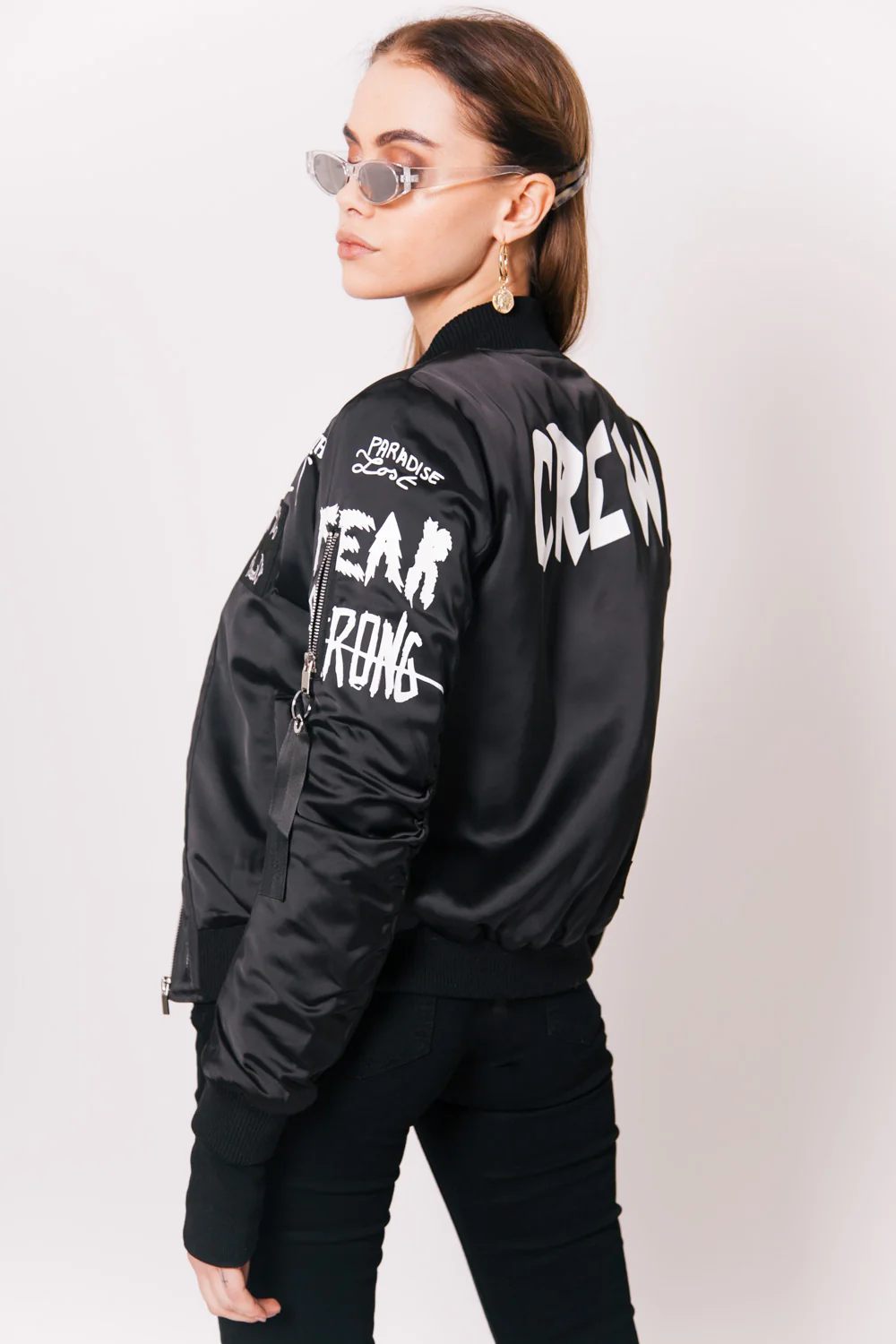 Bomber Crew Femme noir W2380CJA - Image 4