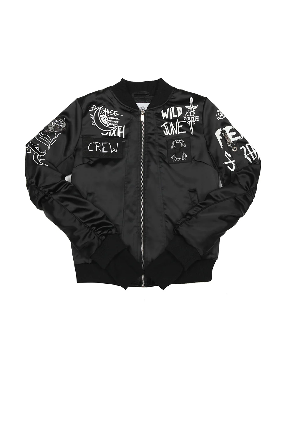 Bomber Crew Femme noir W2380CJA - Image 7