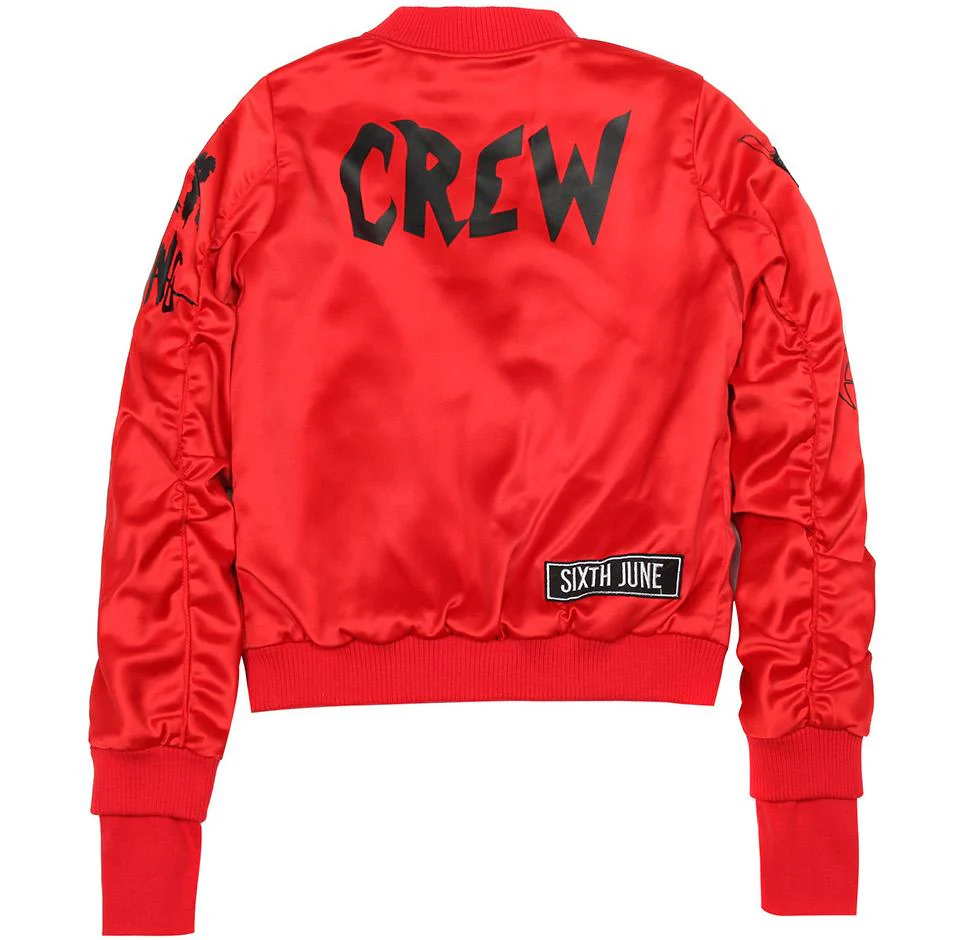 Bomber Crew Femme rouge W2380CJA - Image 5