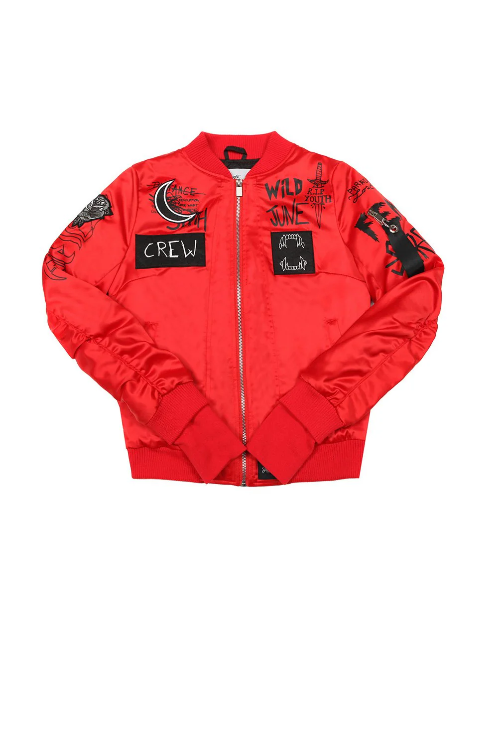 Bomber Crew Femme rouge W2380CJA - Image 6