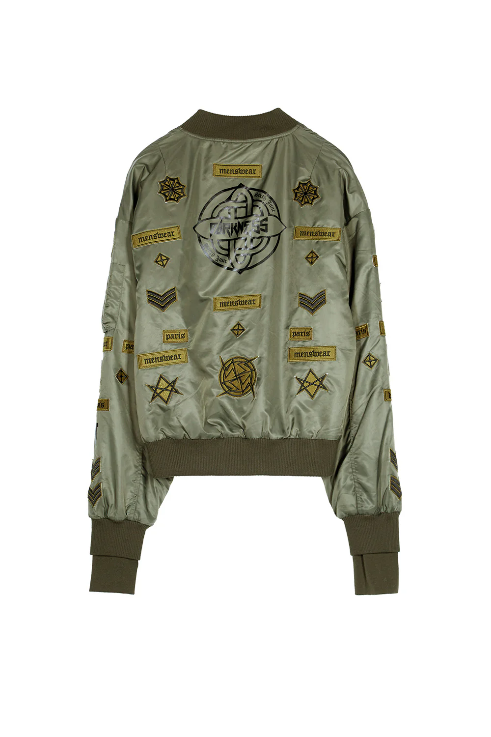 Bomber large patch gothique kaki - Image 7