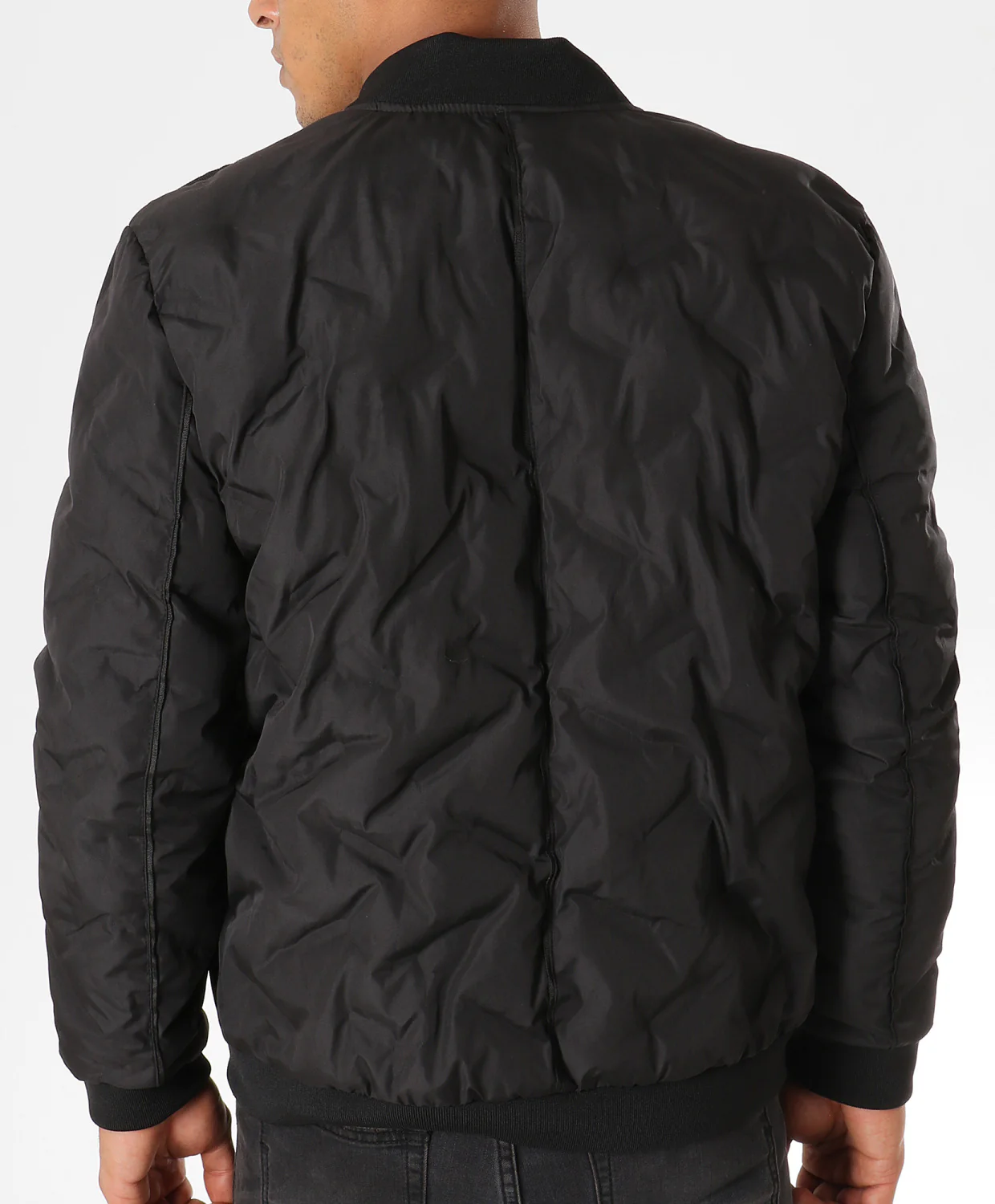 Bomber matelassé logo noir - Image 2