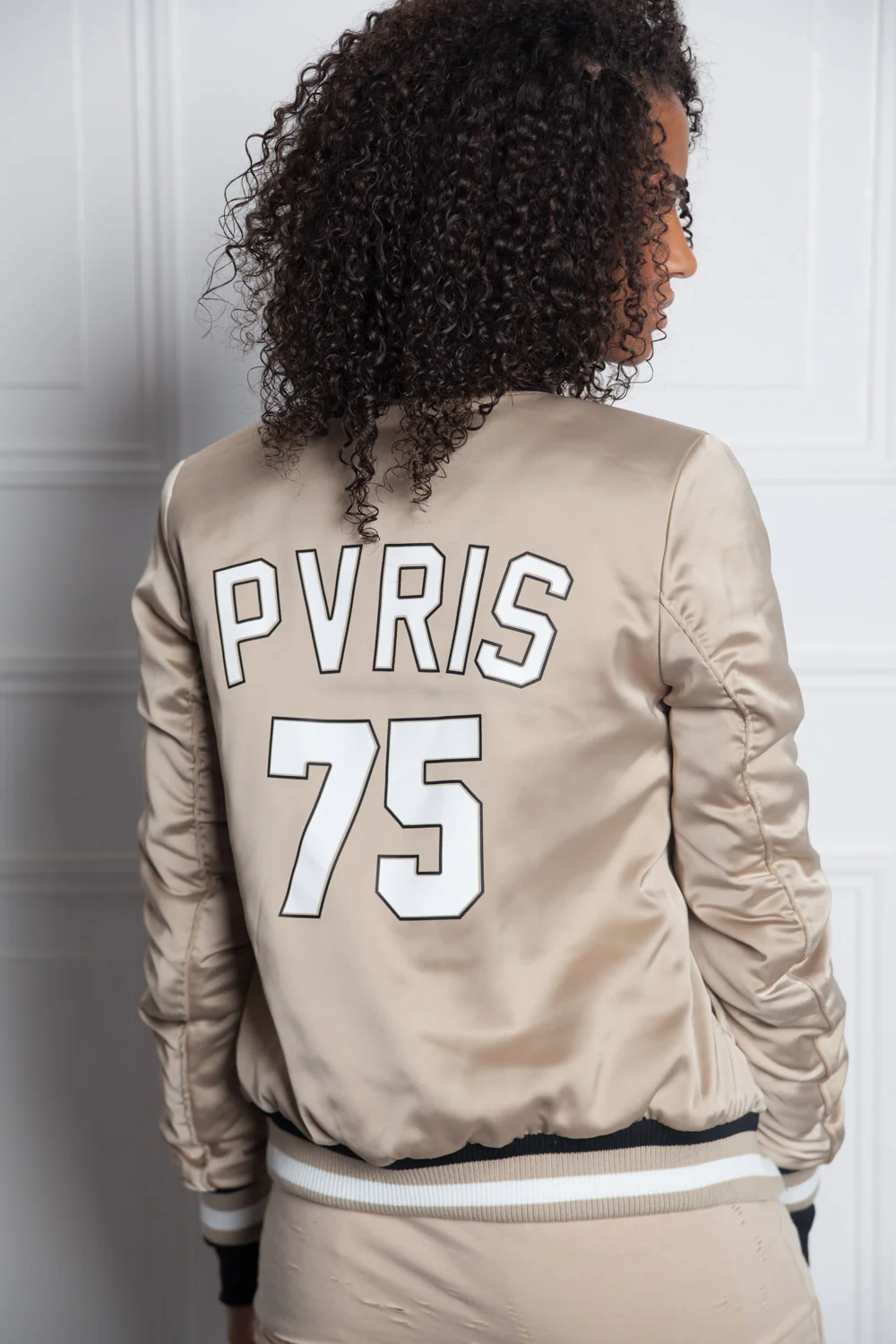 Bomber Pvris 75 Femme beige W2152CJA - Image 6