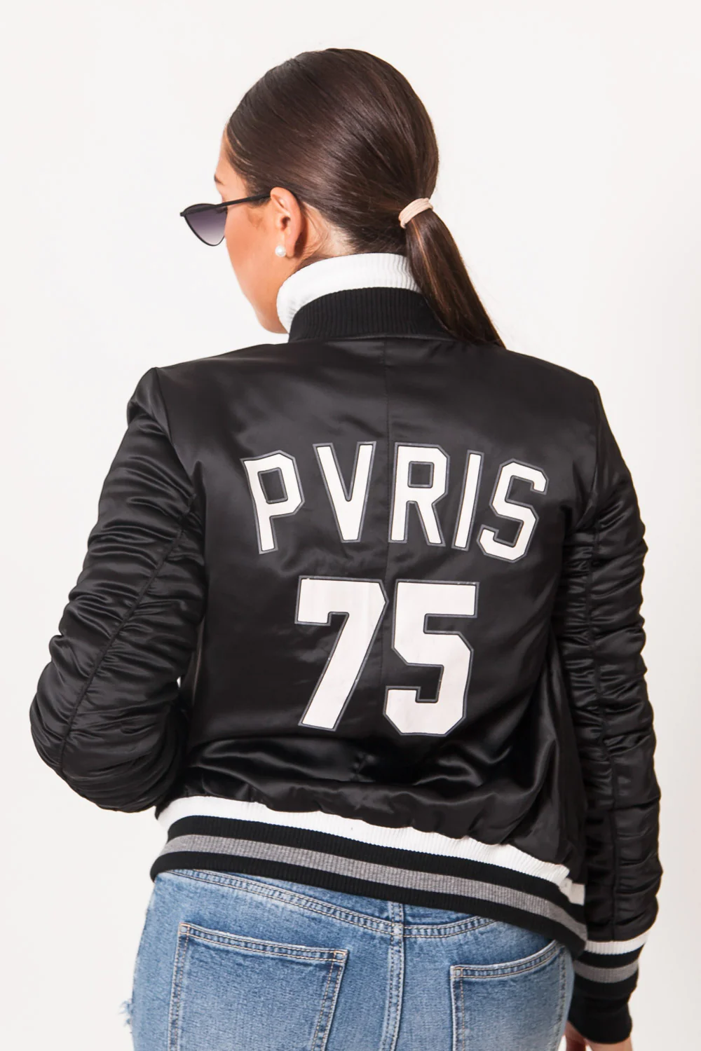 Bomber Pvris 75 Femme noir W2152CJA - Image 5