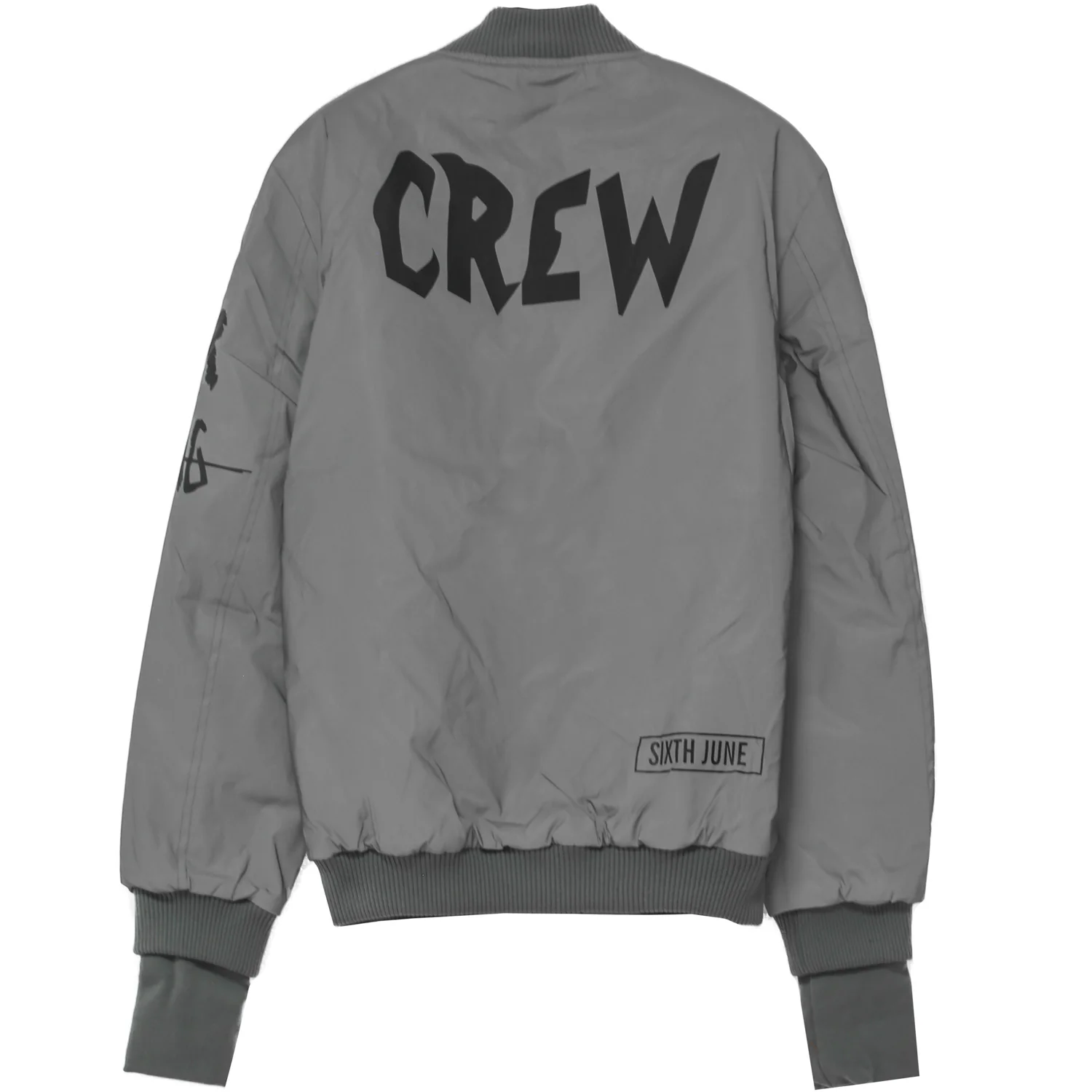 Bomber réfléchissant Crew gris - Image 9