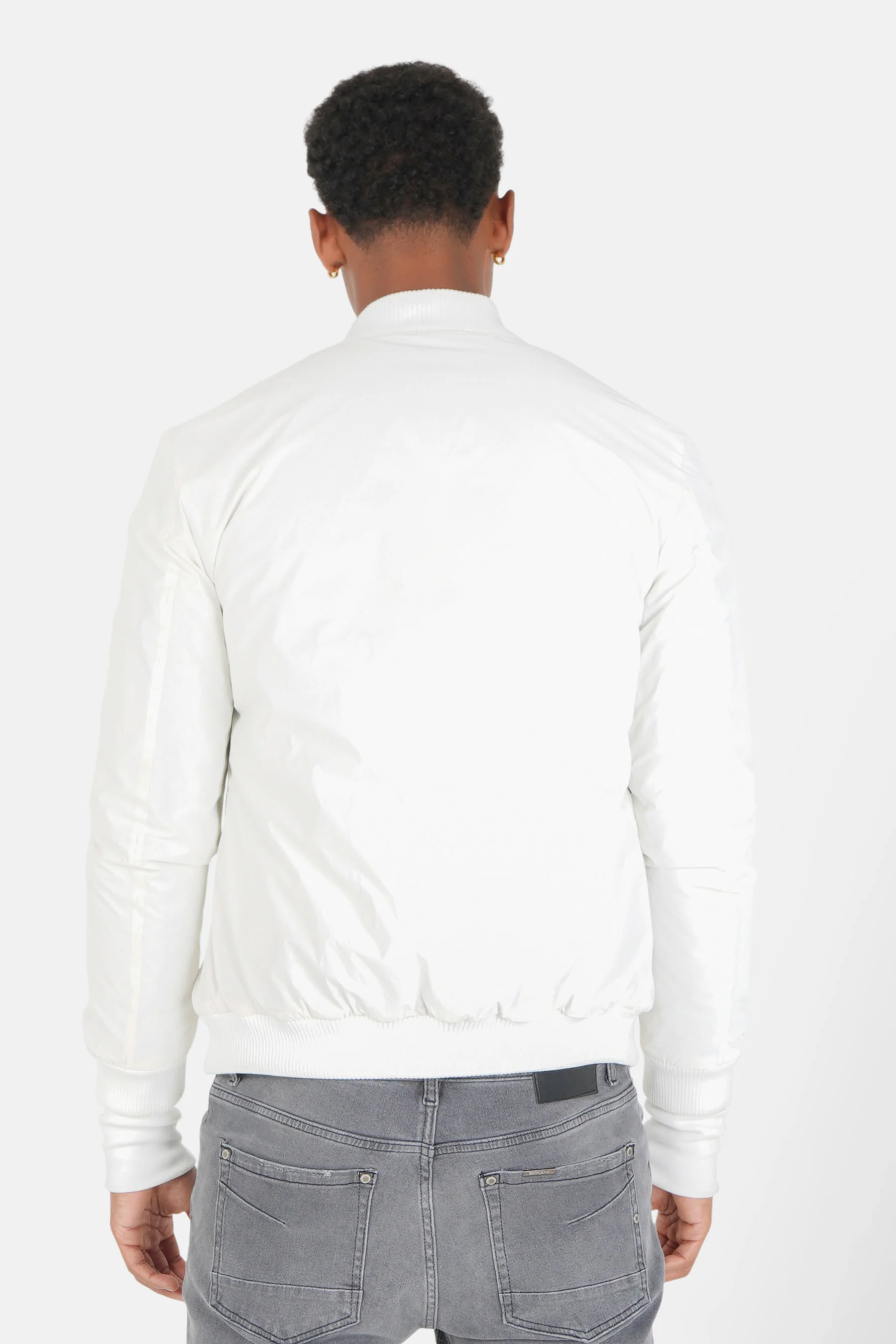 Bomber réfléchissant Blanc - Image 5