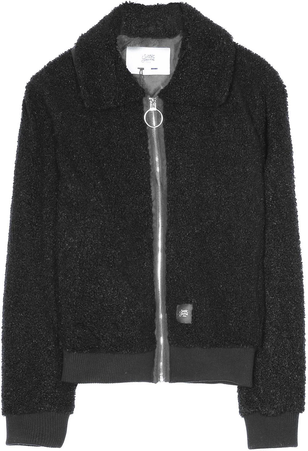 Bomber sherpa Noir - Image 6