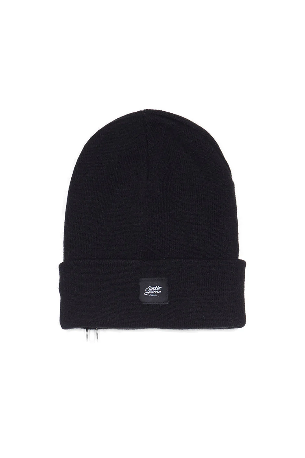 Bonnet boucles revers noir - Image 5