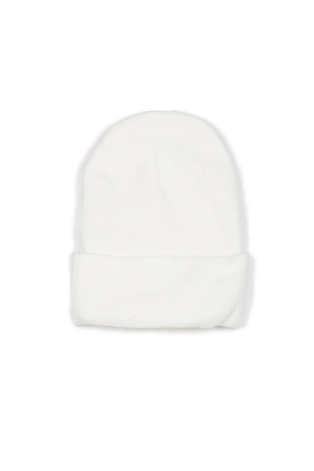 Bonnet brodé roses blanc - Image 5