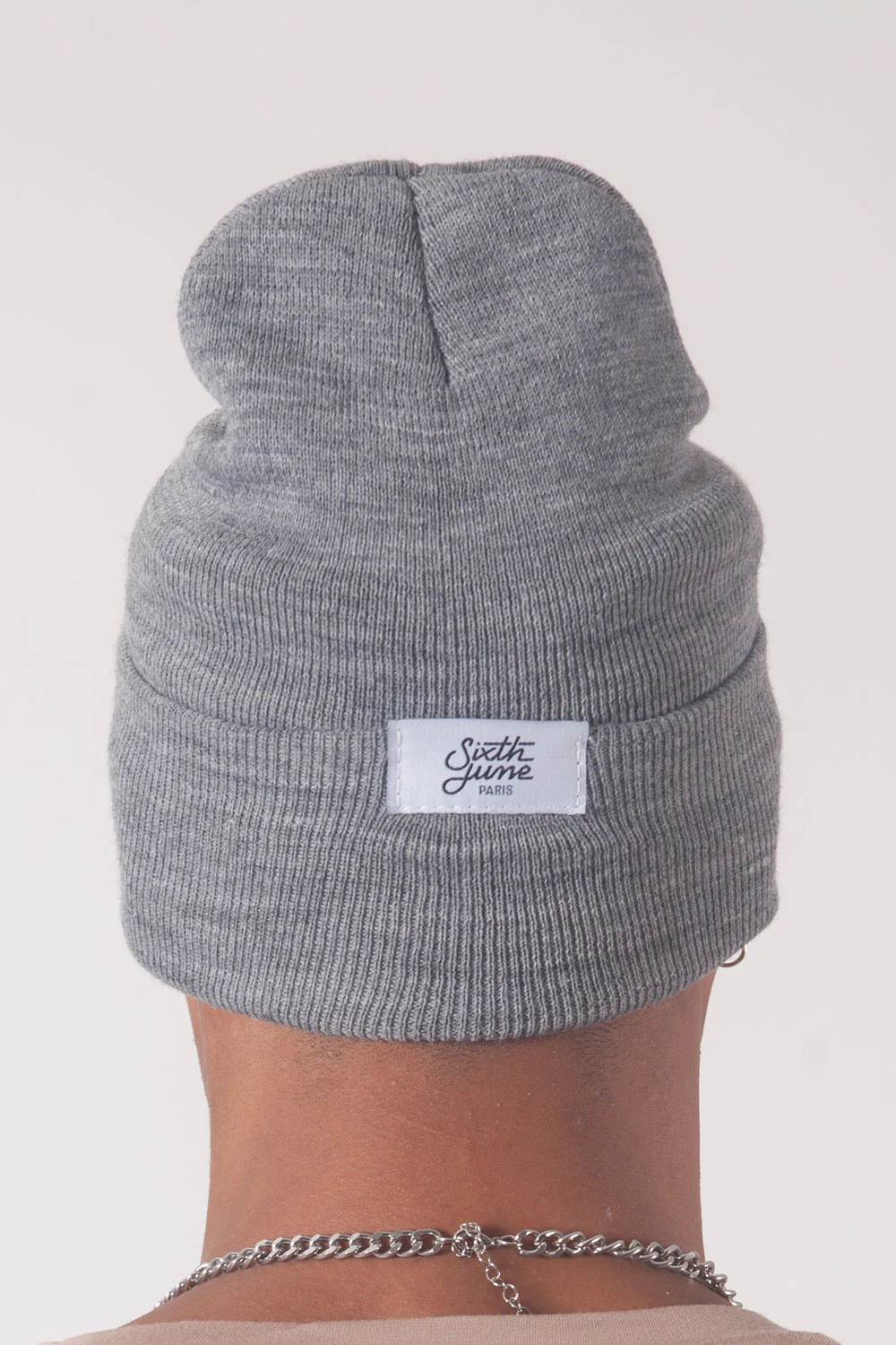 Bonnet brodé SXT JUNE gris - Image 3
