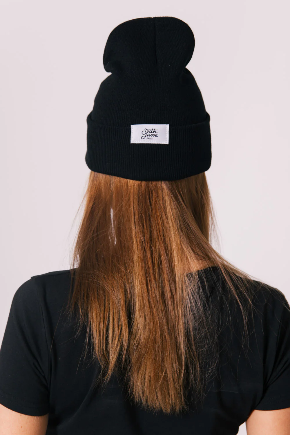 Bonnet Parisiennes de Paris Femme noir W2333FAC - Image 5