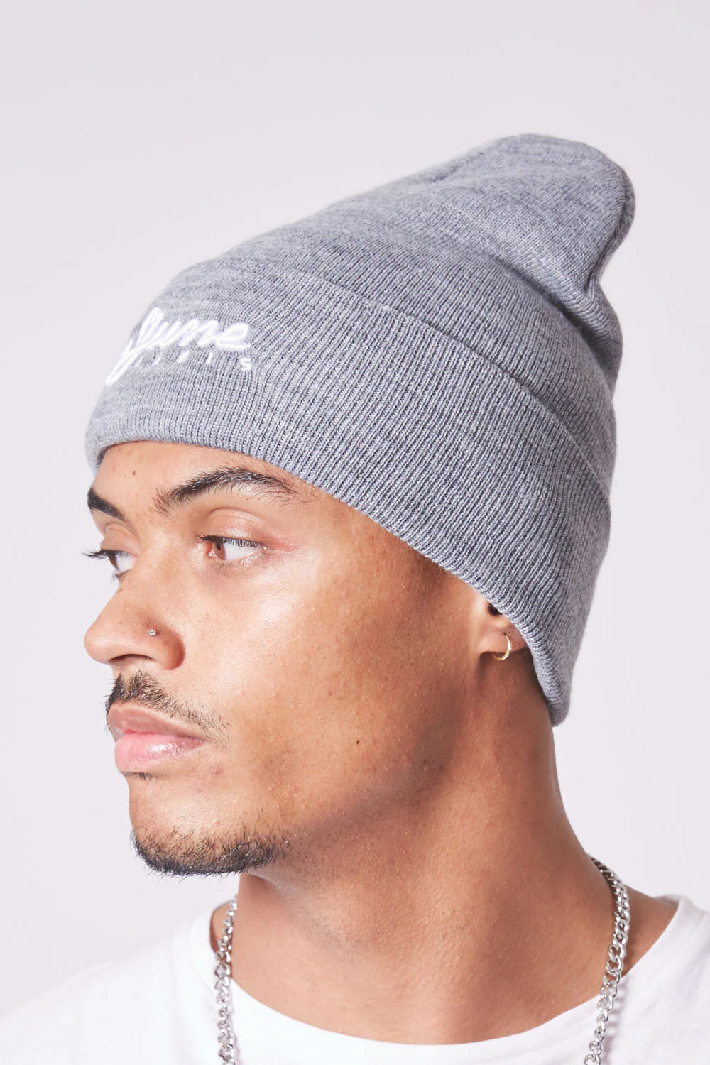 Bonnet Sjune logo gris clair - Image 3