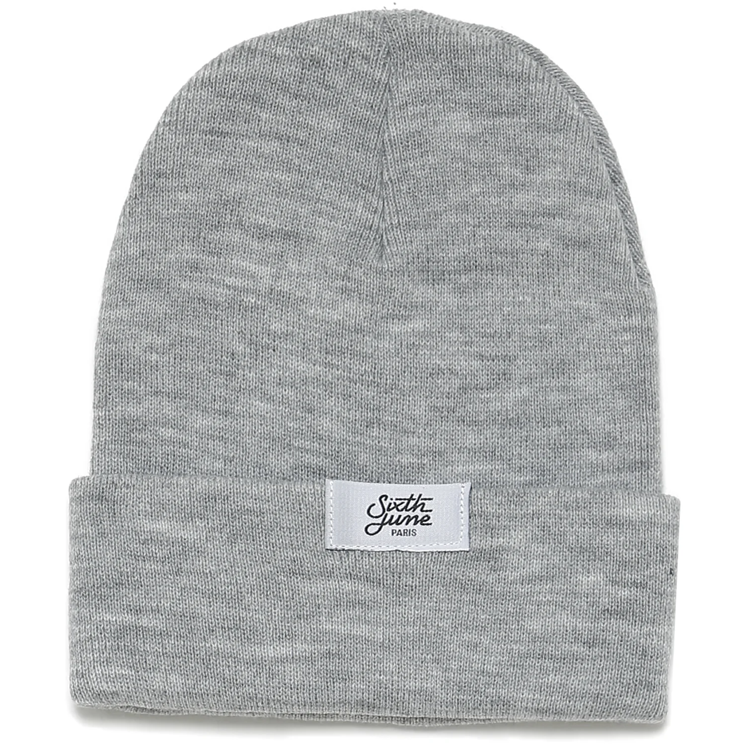 Bonnet mixte logo brodé gris - Image 6