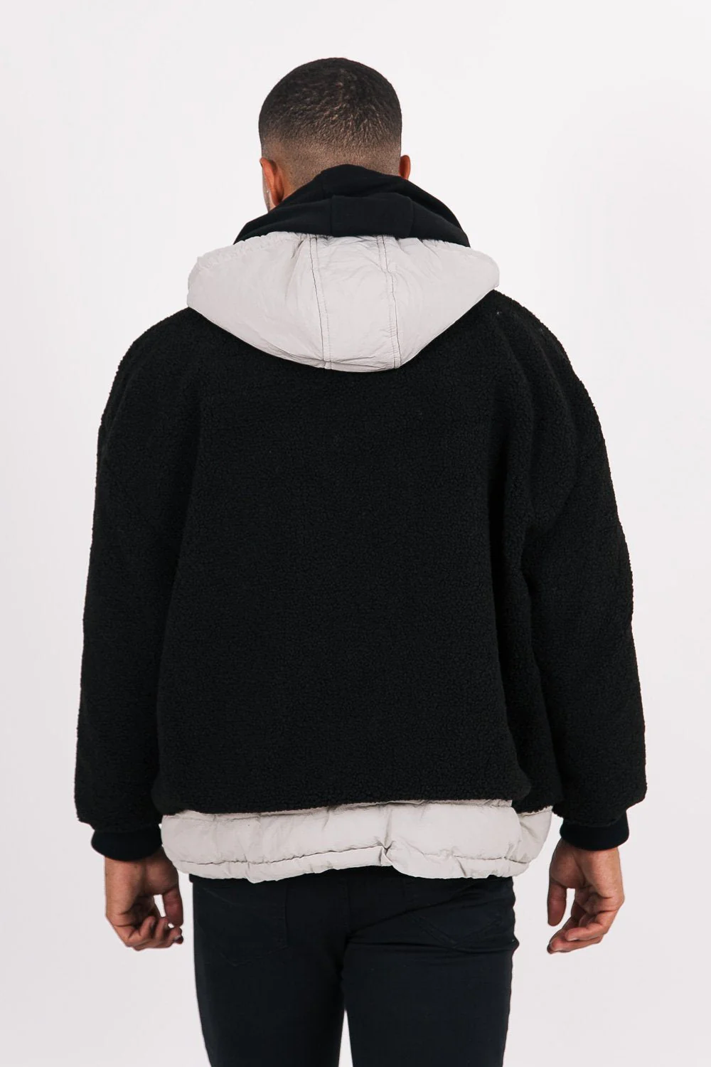 BIMATERIAL sherpa jacket - Image 5
