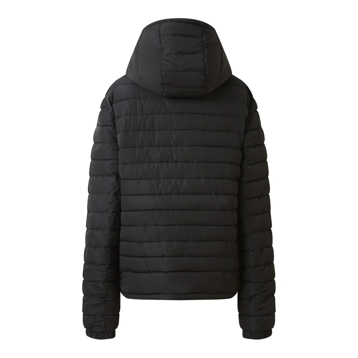 Doudoune courte zip imprimé Noir - Image 7