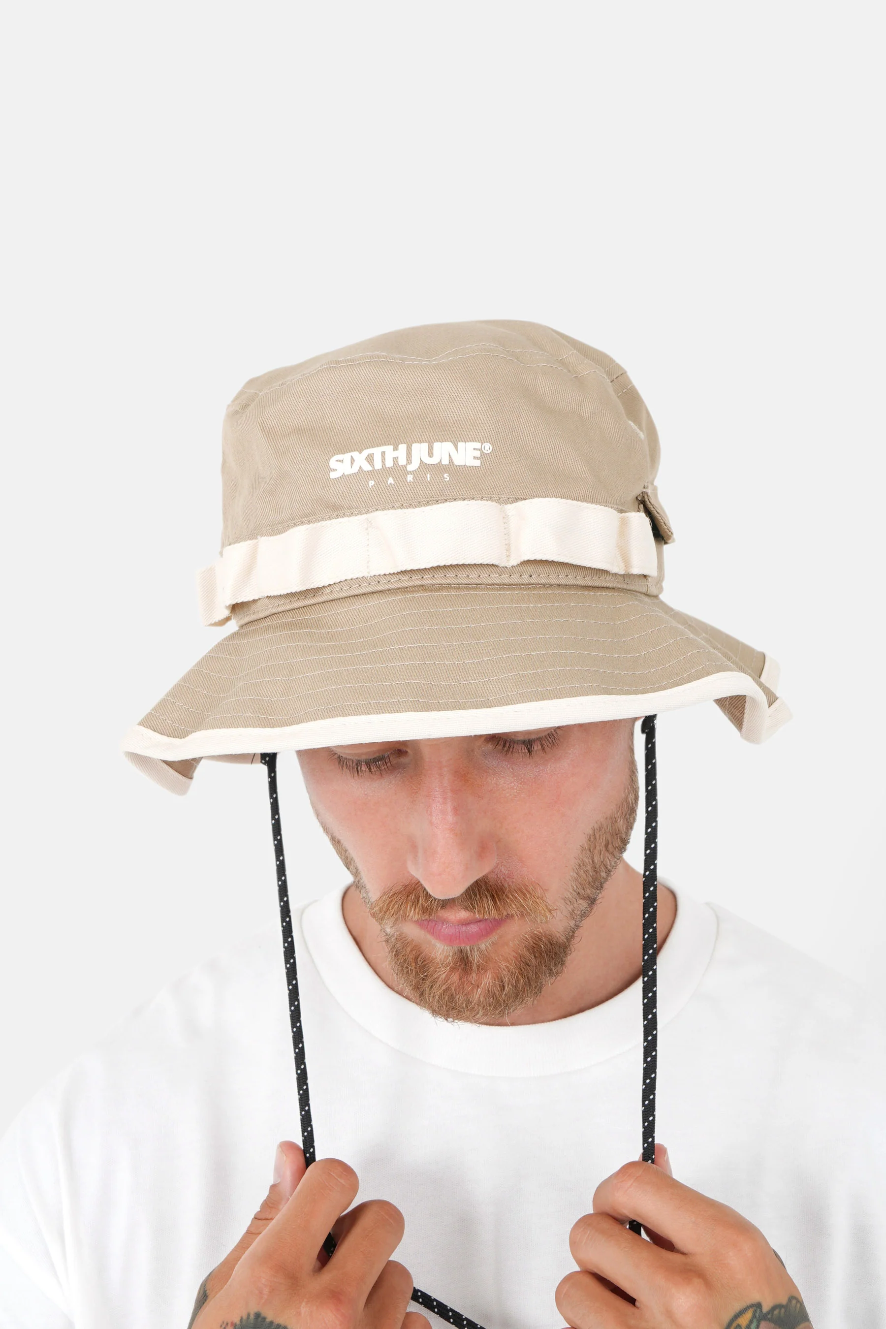 Bob logo bande Beige - Image 2