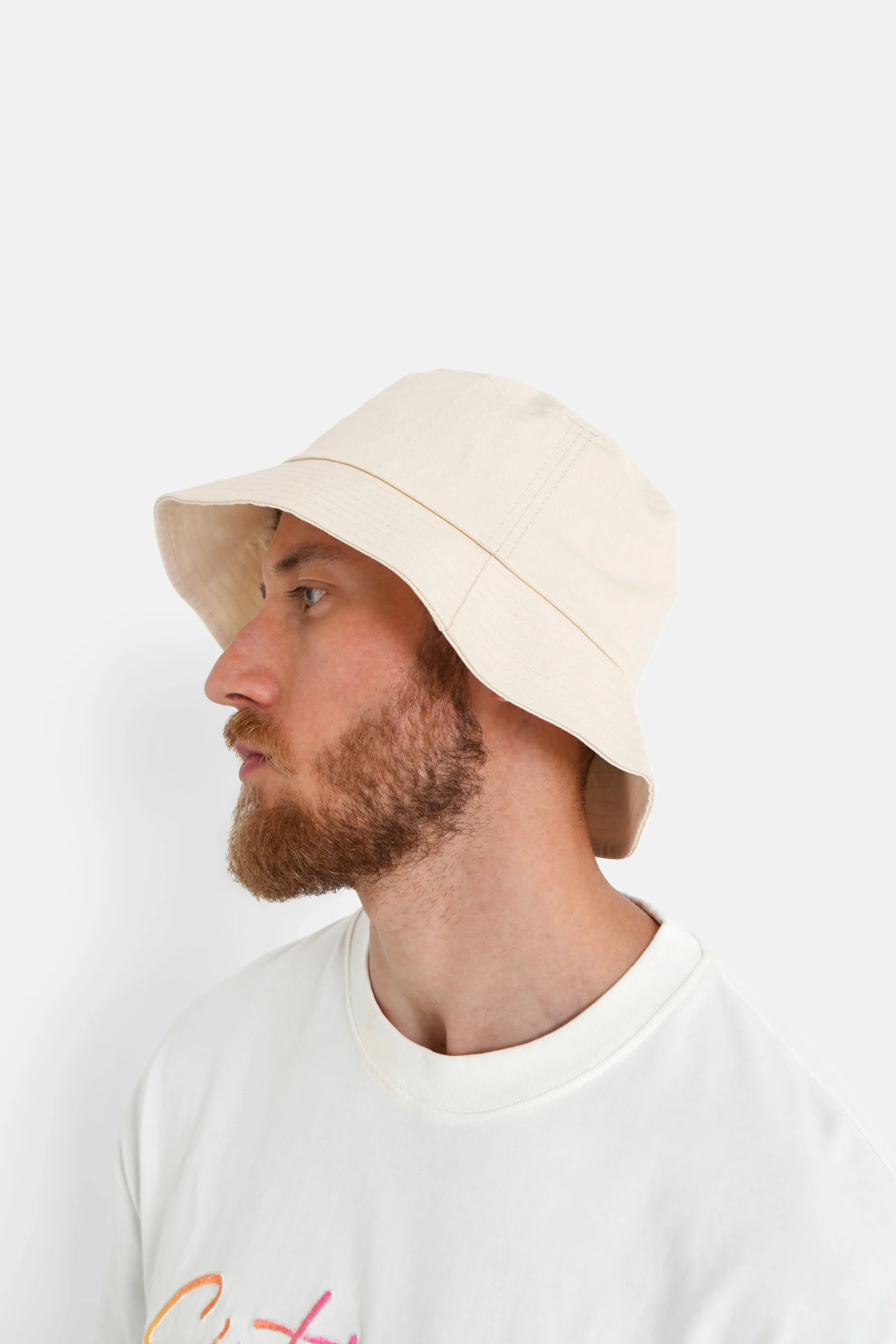 Bob logo brodé beige - Image 3