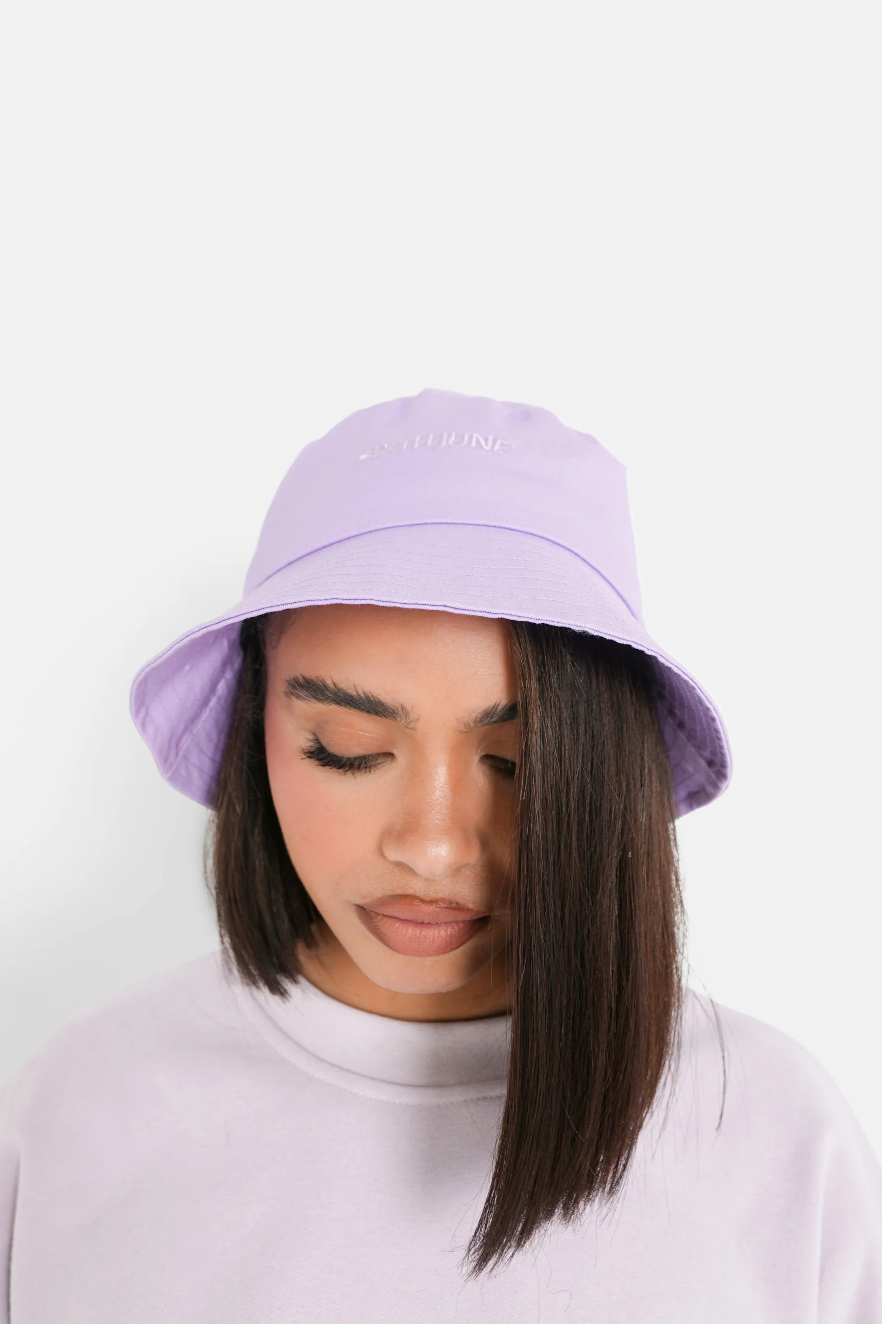 Bob logo brodé Violet clair - Image 4