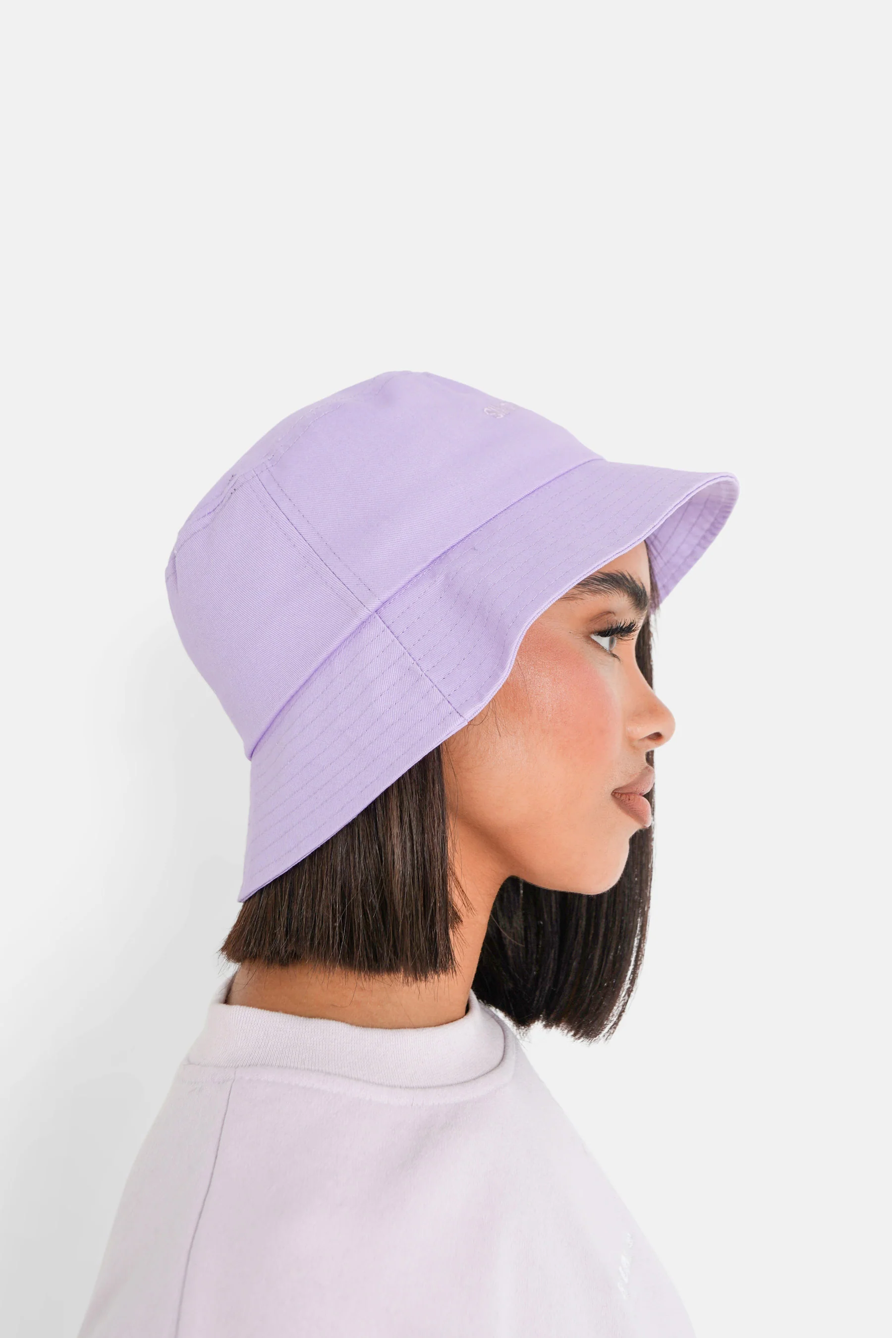 Bob logo brodé Violet clair - Image 5