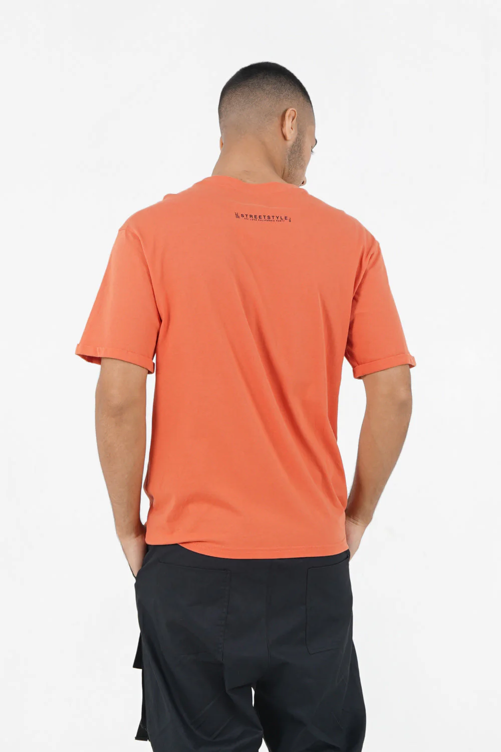 T-shirt california sunset Orange - Image 5