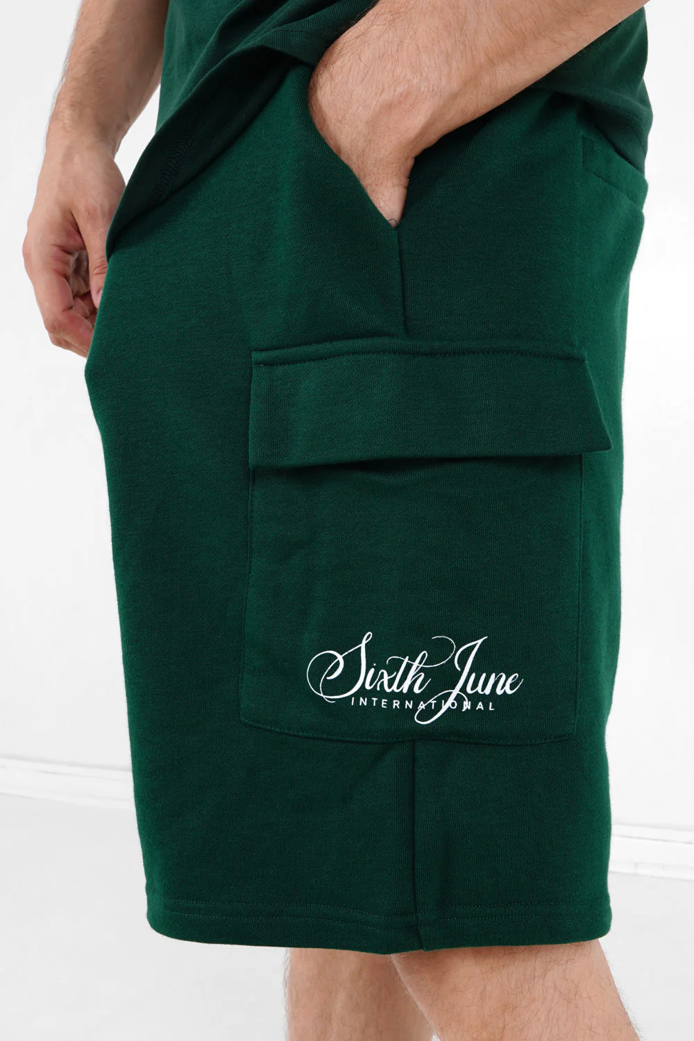 Short logo signature Vert foncé - Image 3