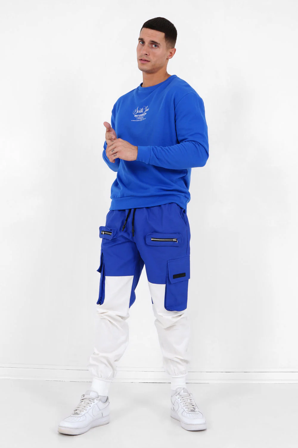 Sweat logo signature Bleu foncé - Image 2