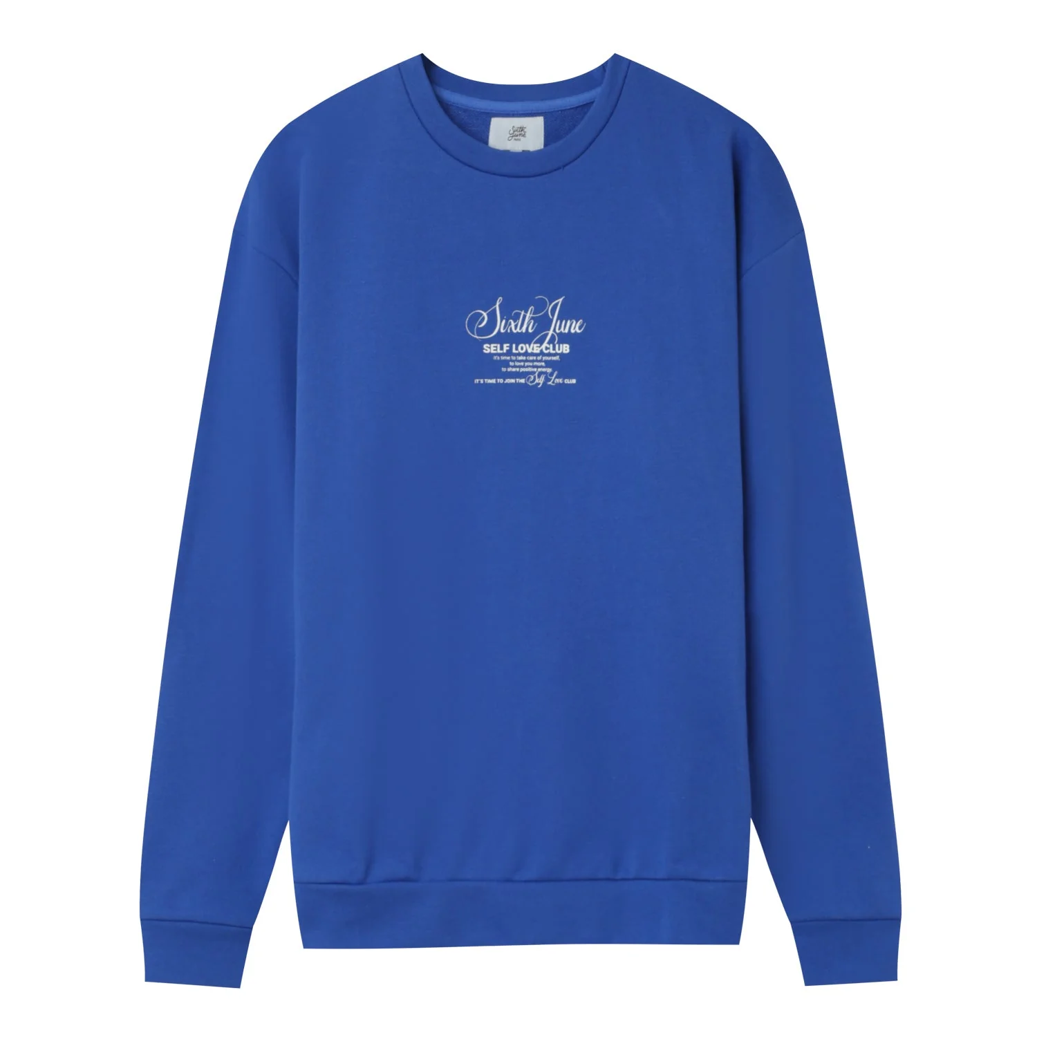 Sweat logo signature Bleu foncé - Image 5
