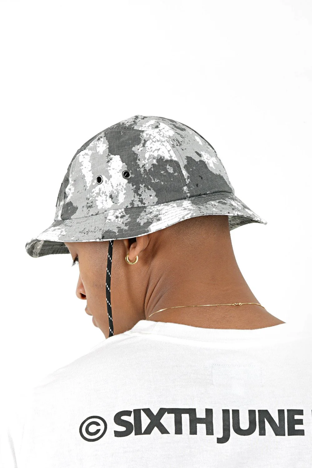 Bob coton camouflage Gris - Image 4