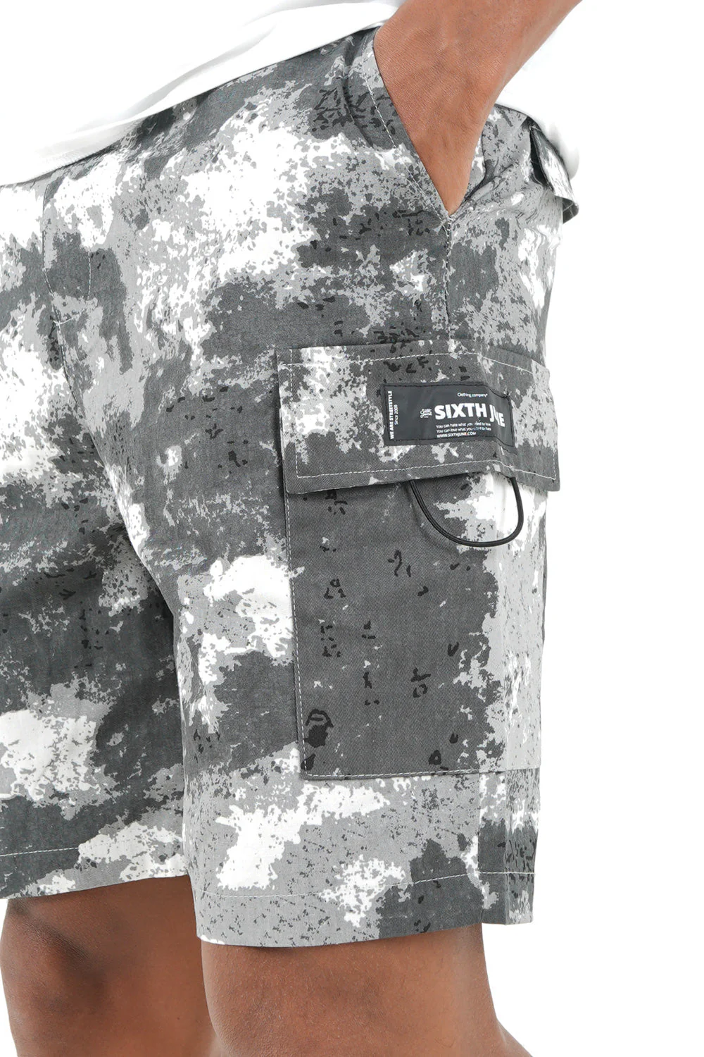 Short cargo montagne Gris foncé - Image 3