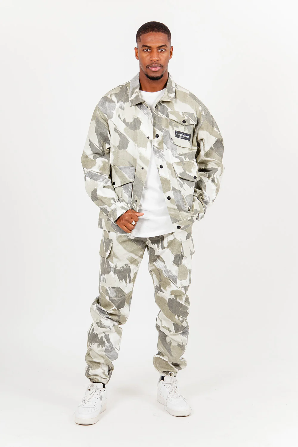 Veste camouflage cargo vert - Image 5