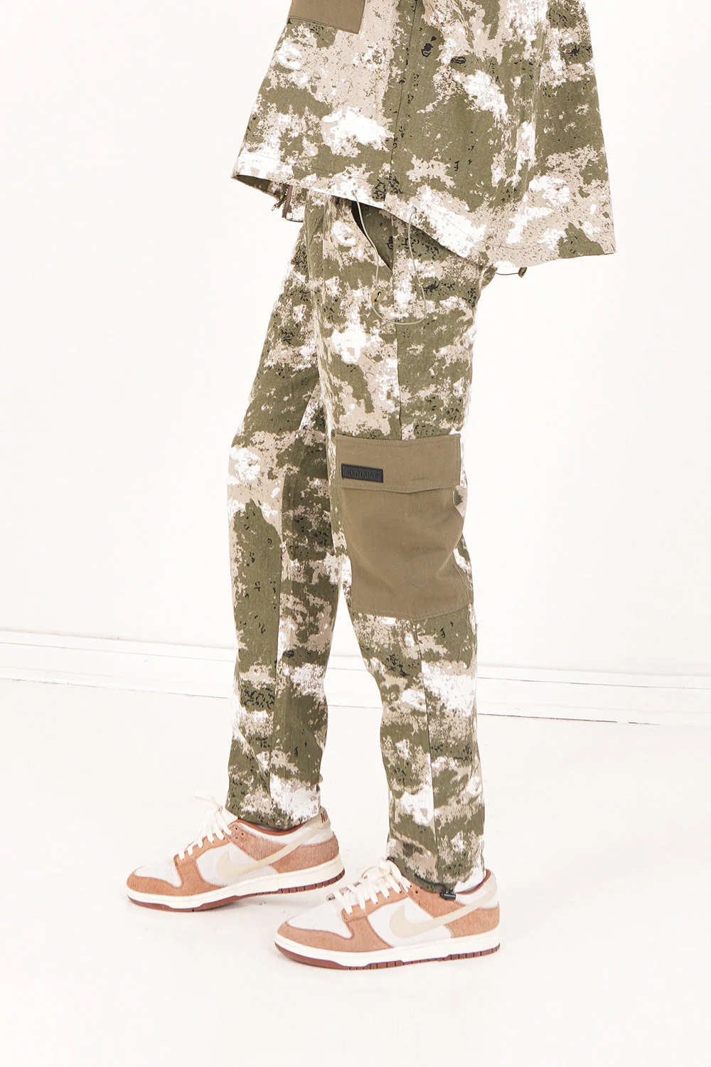 Pantalon cargo militaire Vert kaki - Image 4