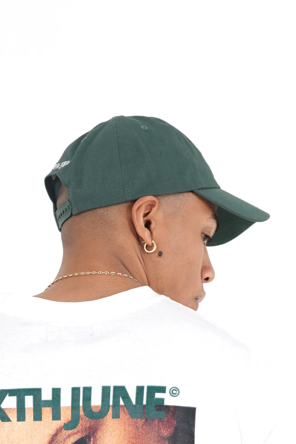 Casquette brodée Crew Vert - Image 3