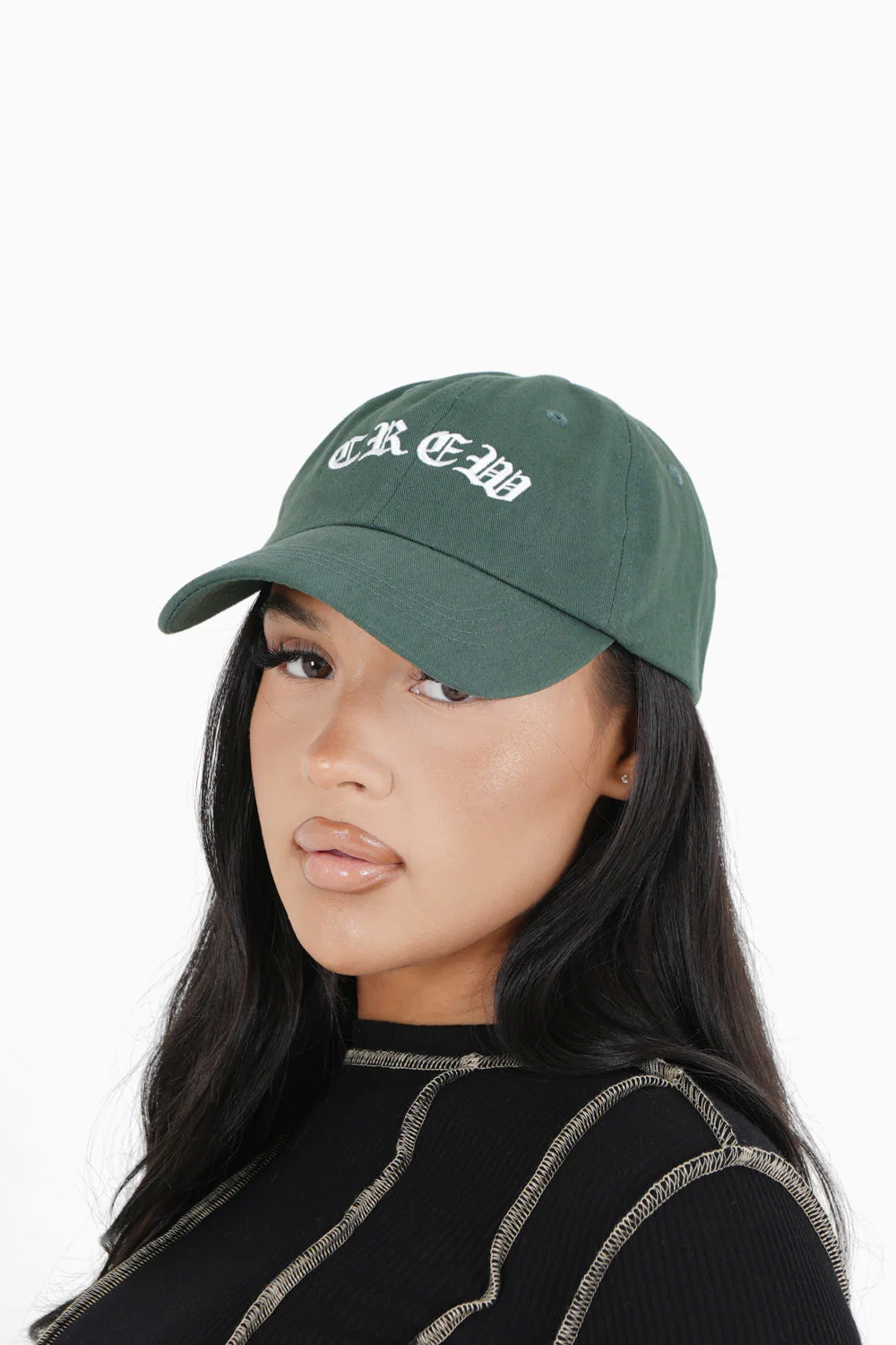 Casquette brodée Crew Vert - Image 5