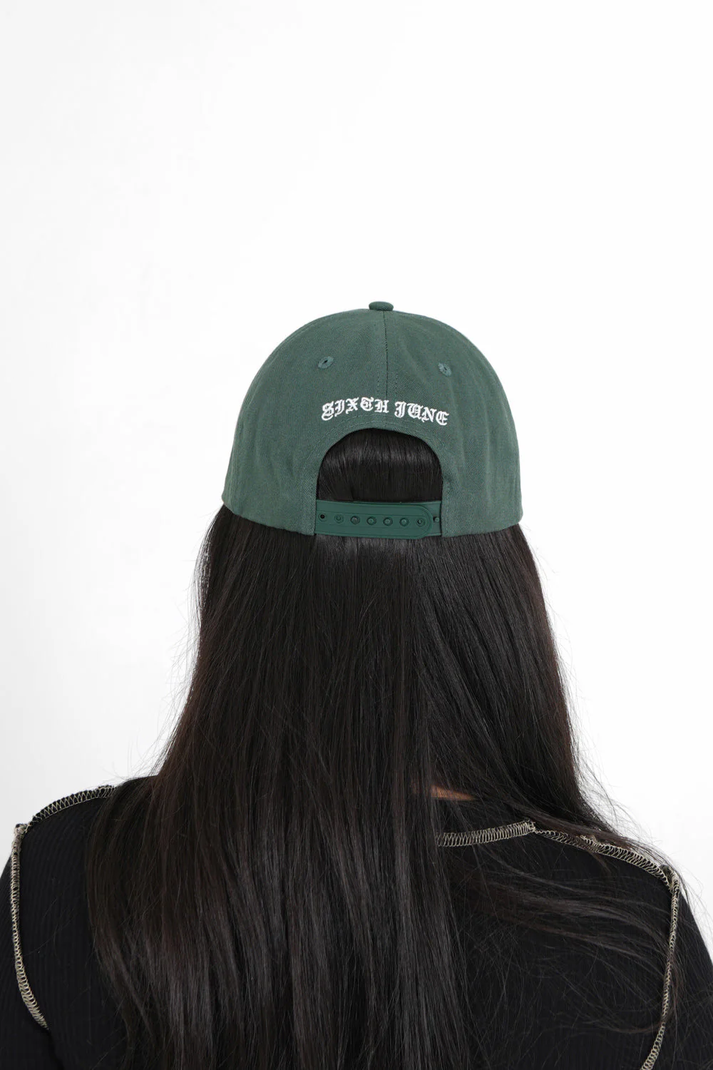 Casquette brodée Crew Vert - Image 6