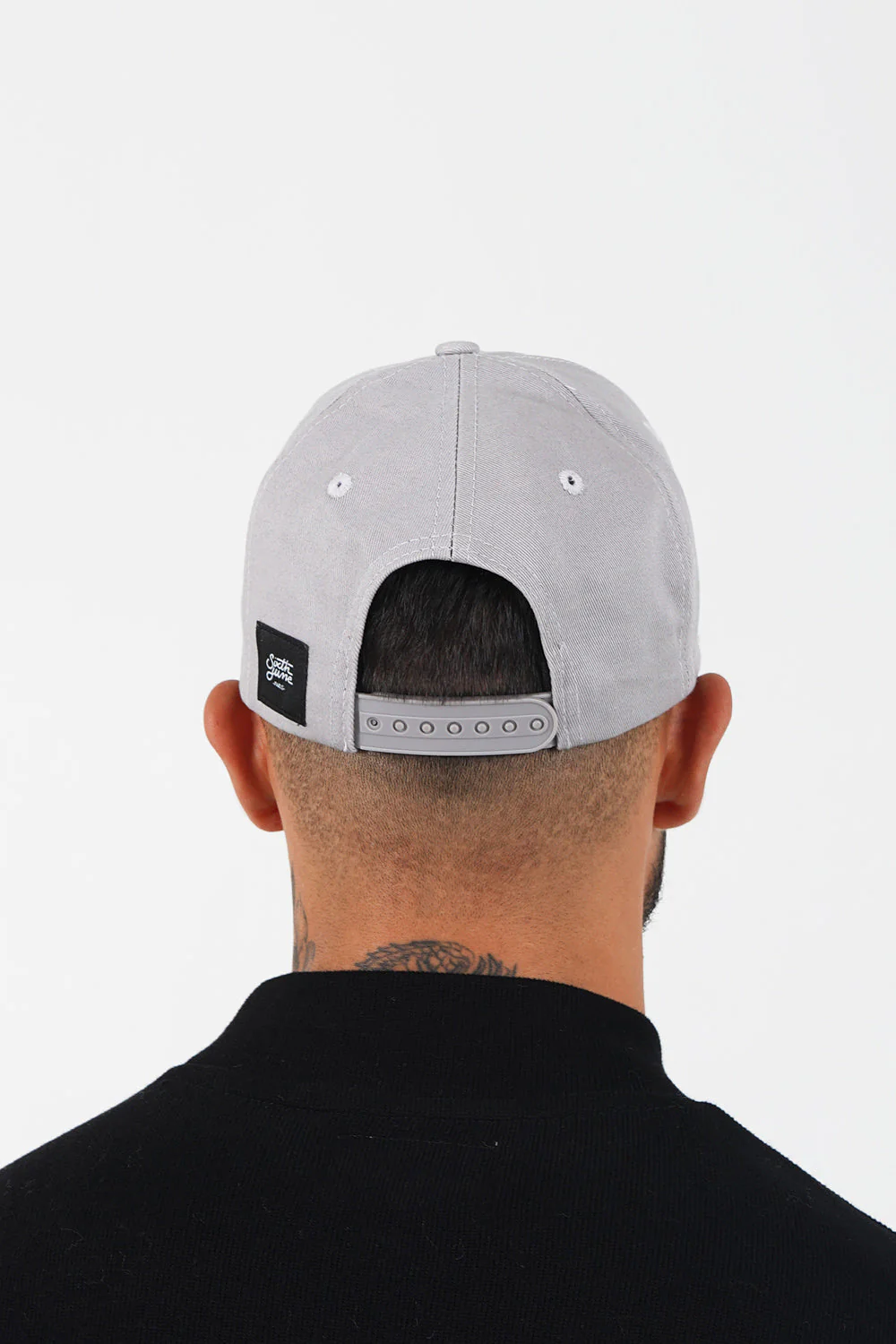 Casquette logo broderie mixte Gris - Image 4