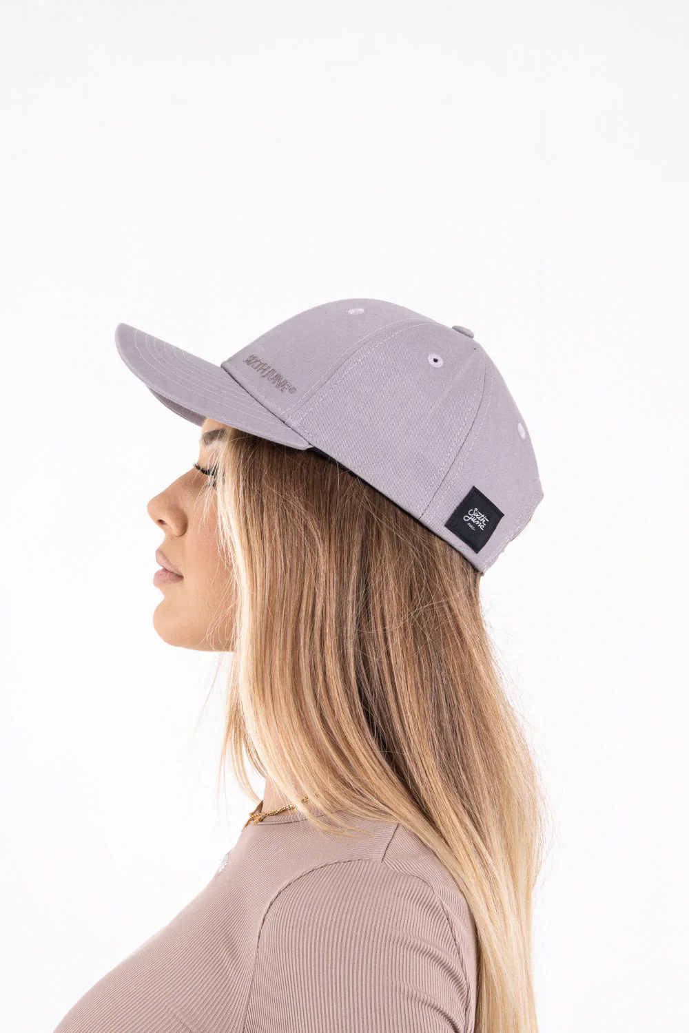 Casquette logo broderie mixte Gris - Image 6