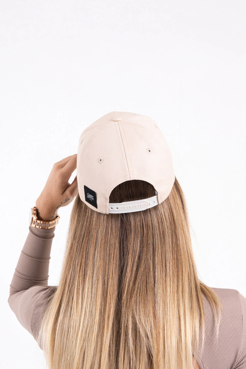 Casquette logo broderie mixte Rose clair - Image 7