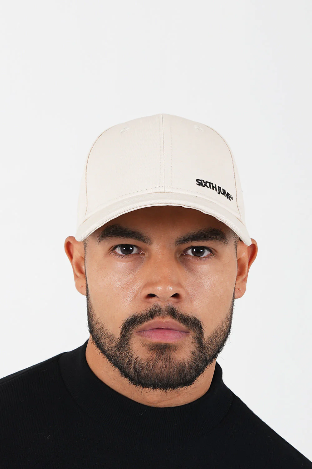 Casquette logo brodé mixte Beige - Image 2