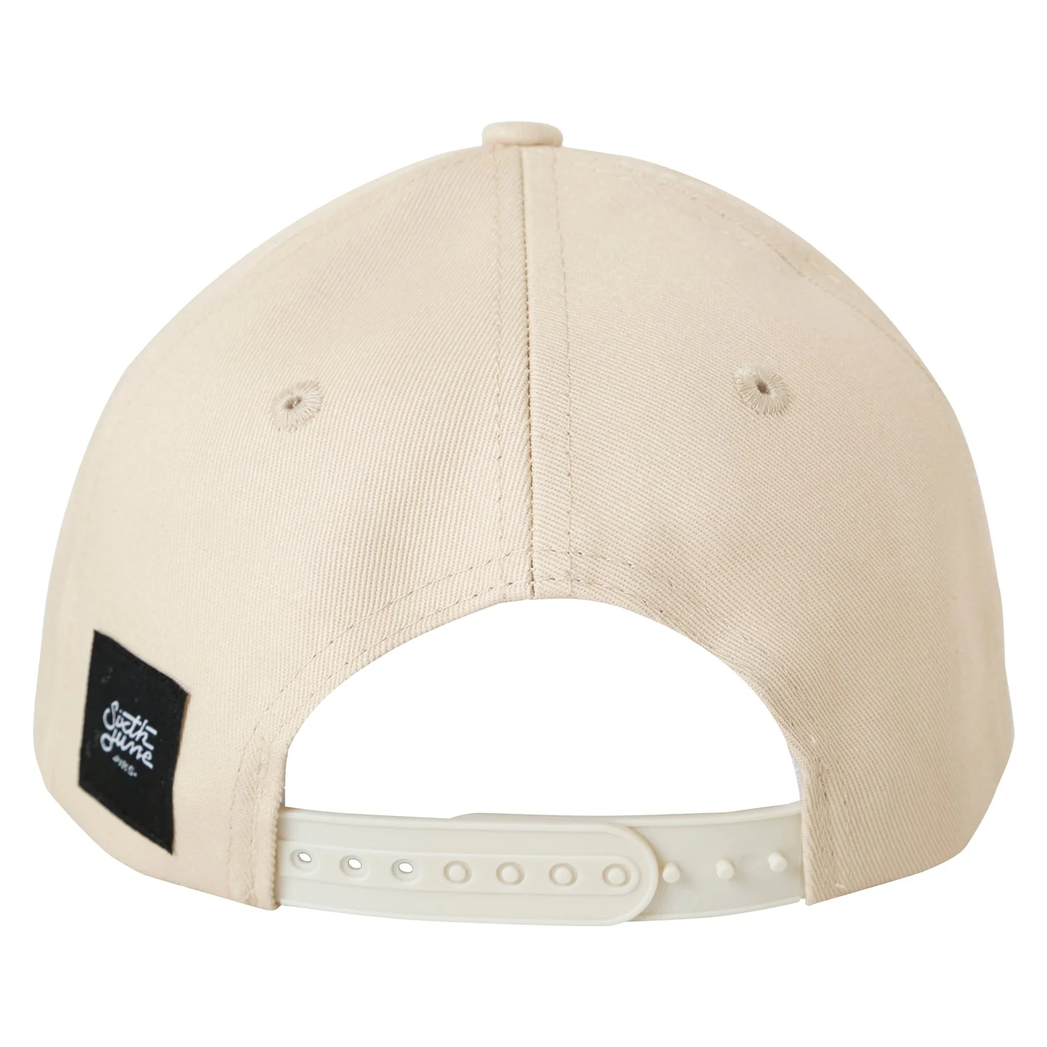 Casquette logo brodé mixte Beige - Image 8
