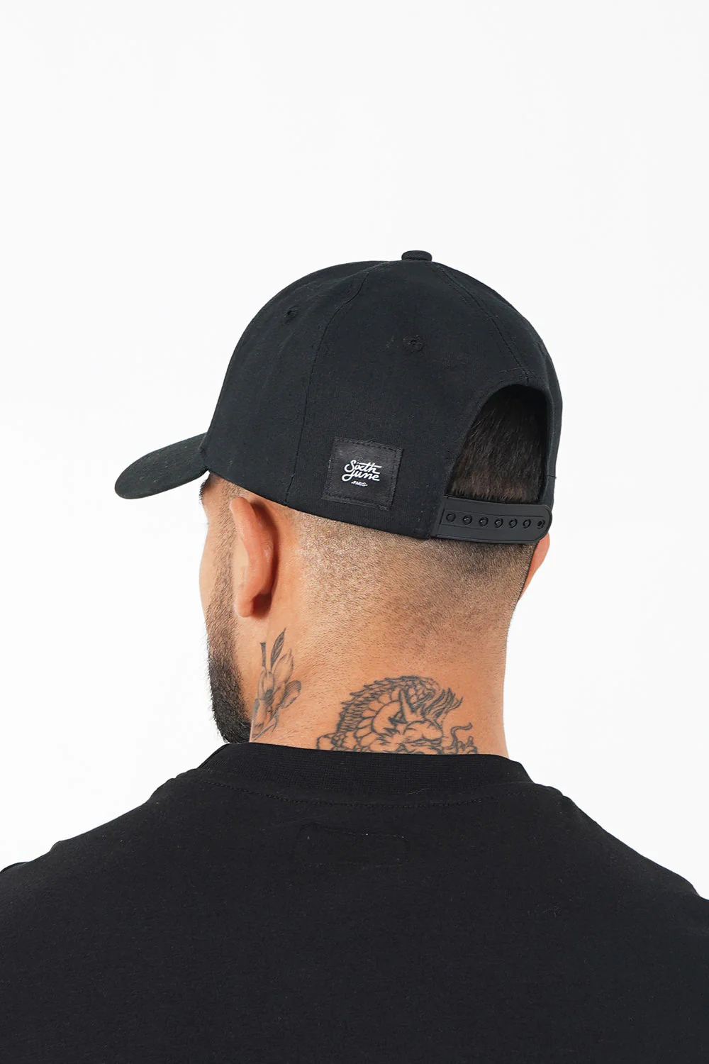 Casquette logo brodé mixte Noir - Image 4