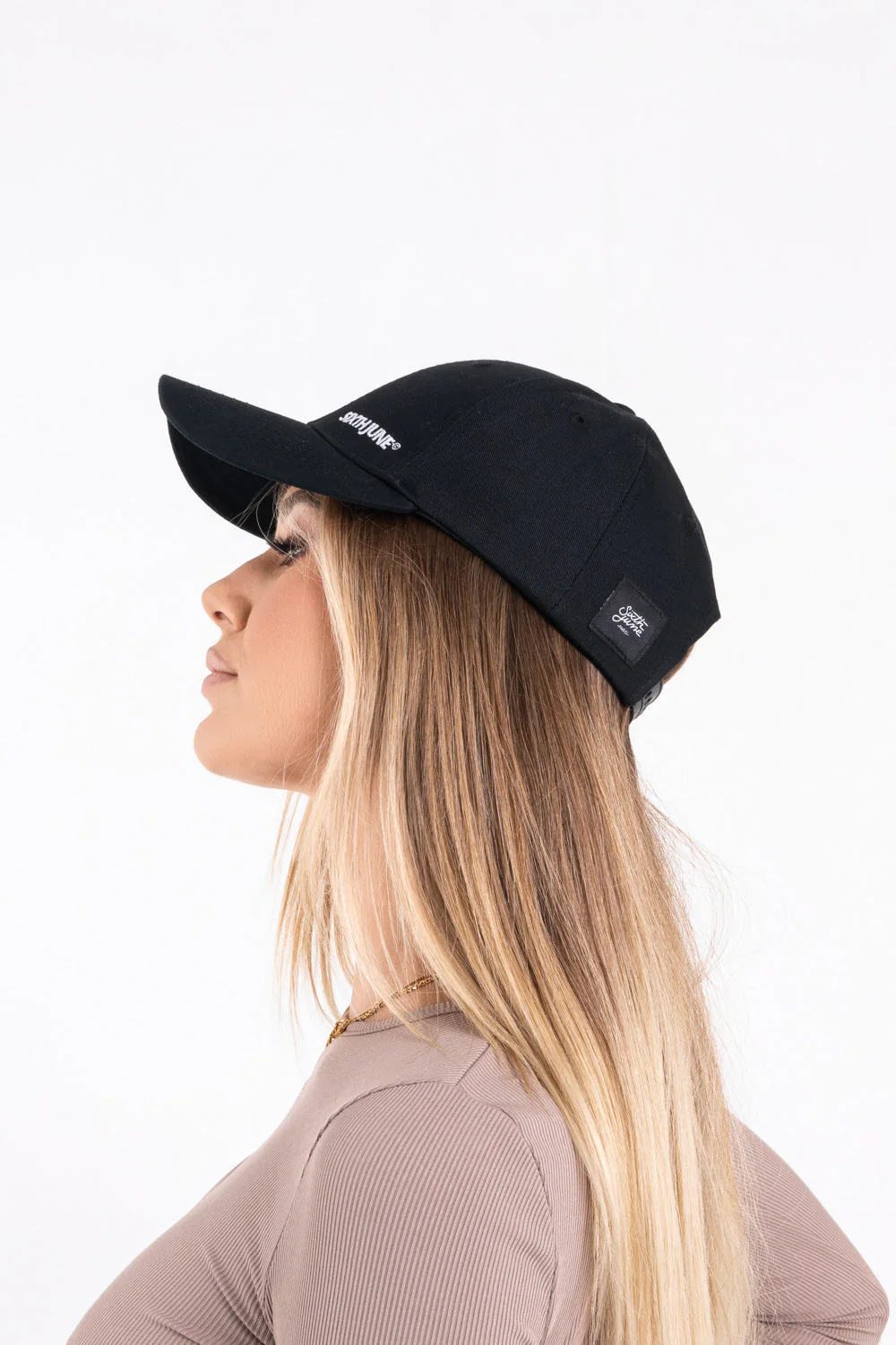 Casquette logo brodé mixte Noir - Image 6