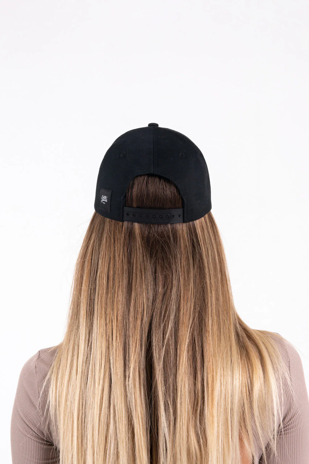 Casquette logo brodé mixte Noir - Image 7