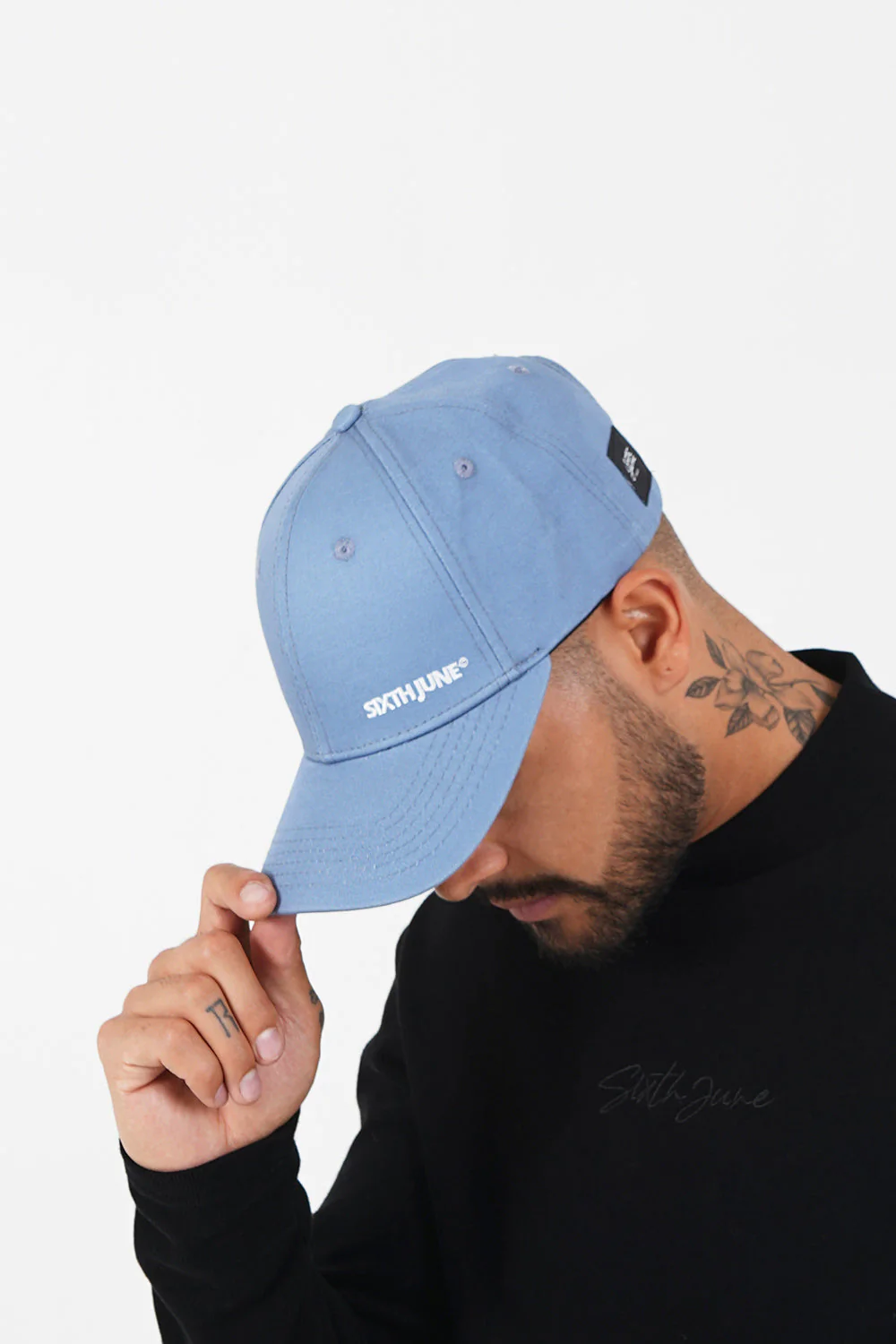 Casquette logo brodé mixte Bleu - Image 3