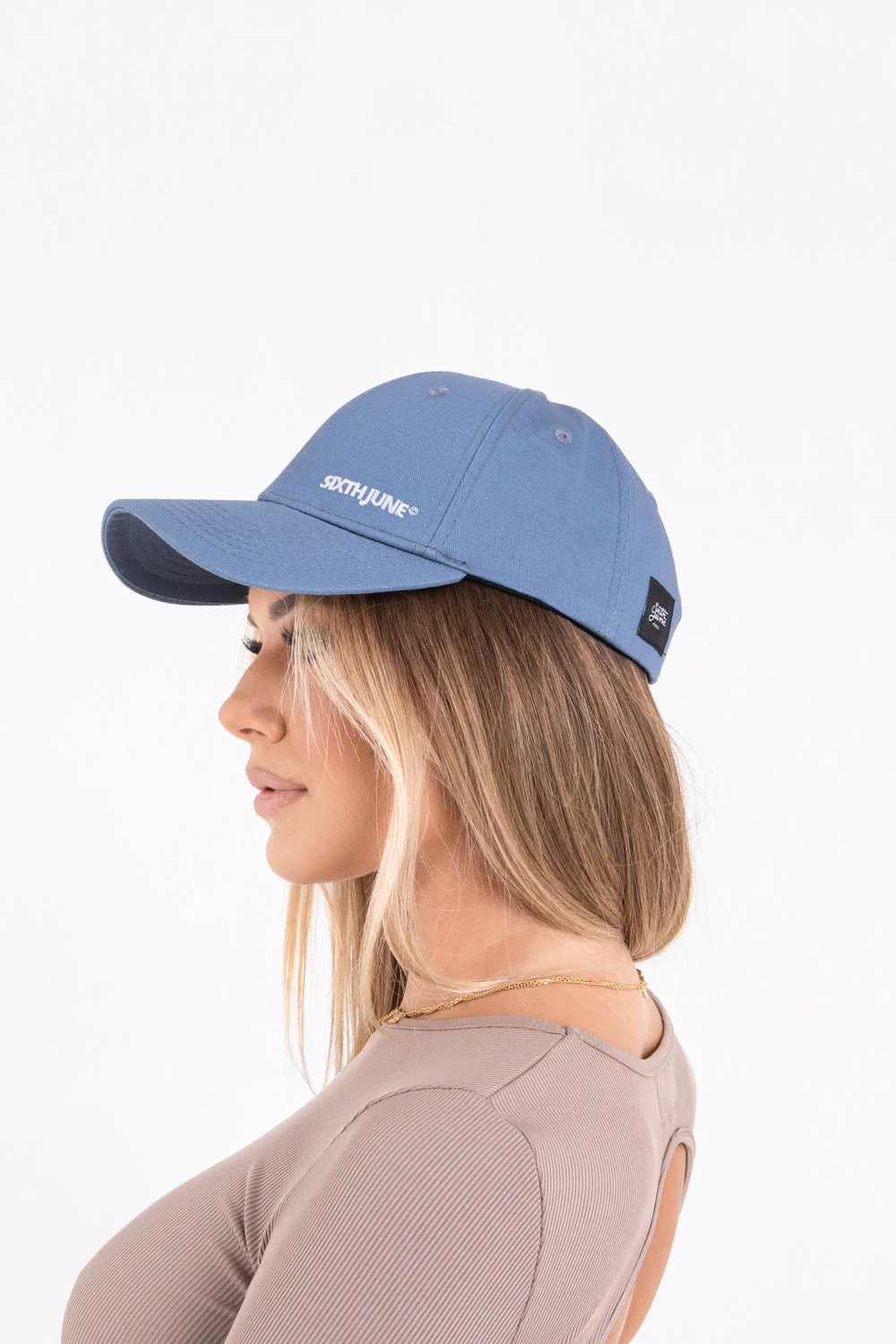 Casquette logo brodé mixte Bleu - Image 6