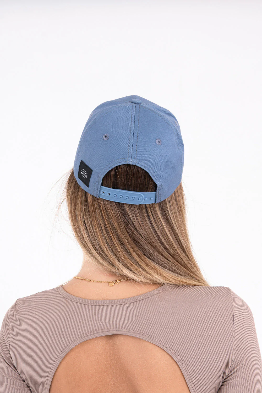 Casquette logo brodé mixte Bleu - Image 7
