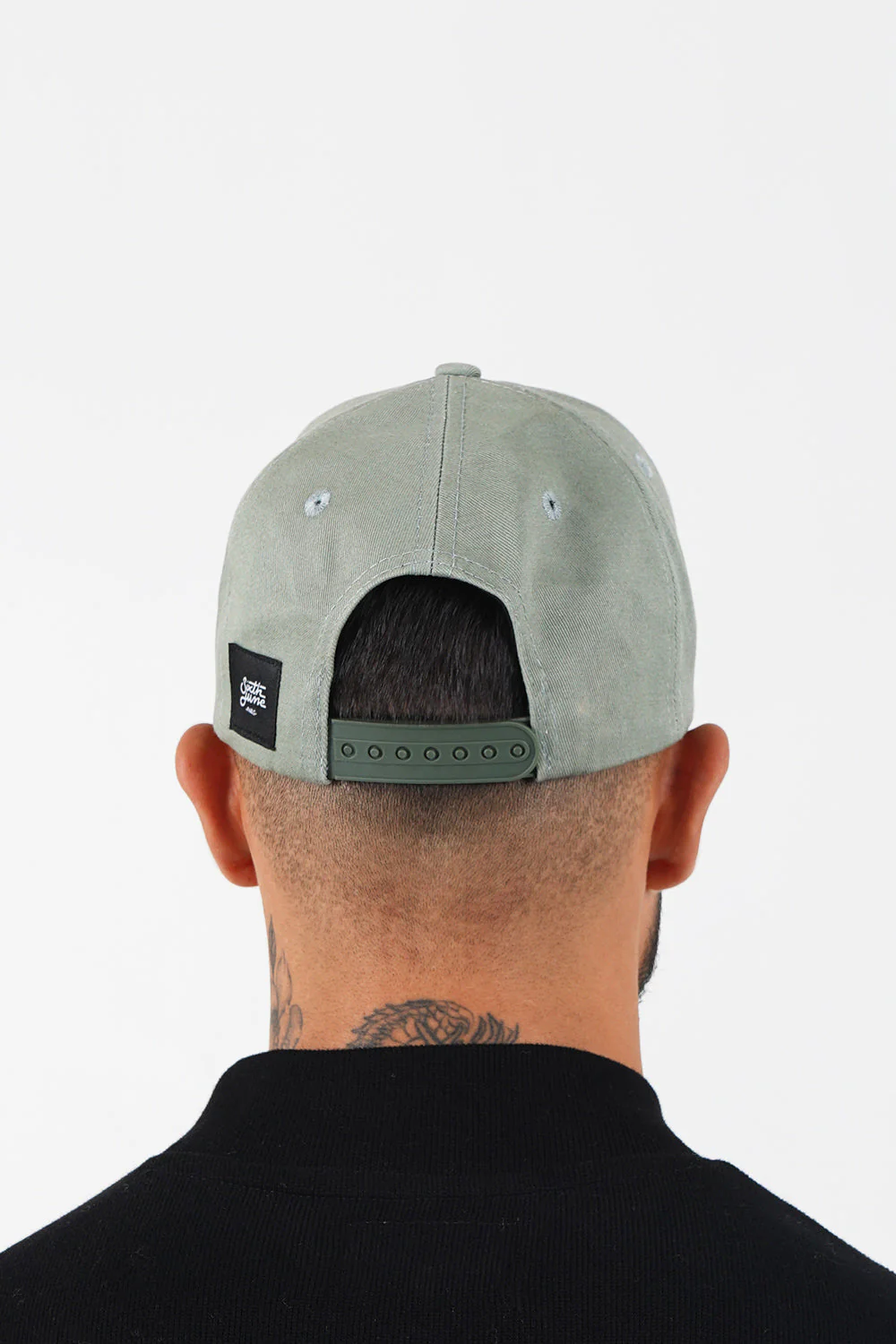 Casquette logo brodé mixte Vert kaki - Image 4
