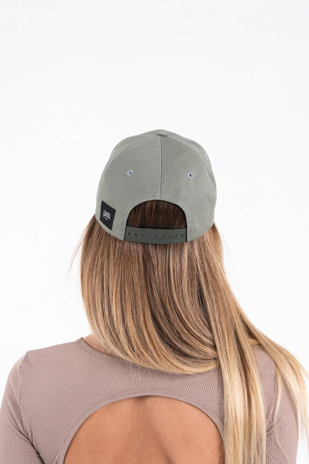 Casquette logo brodé mixte Vert kaki - Image 7