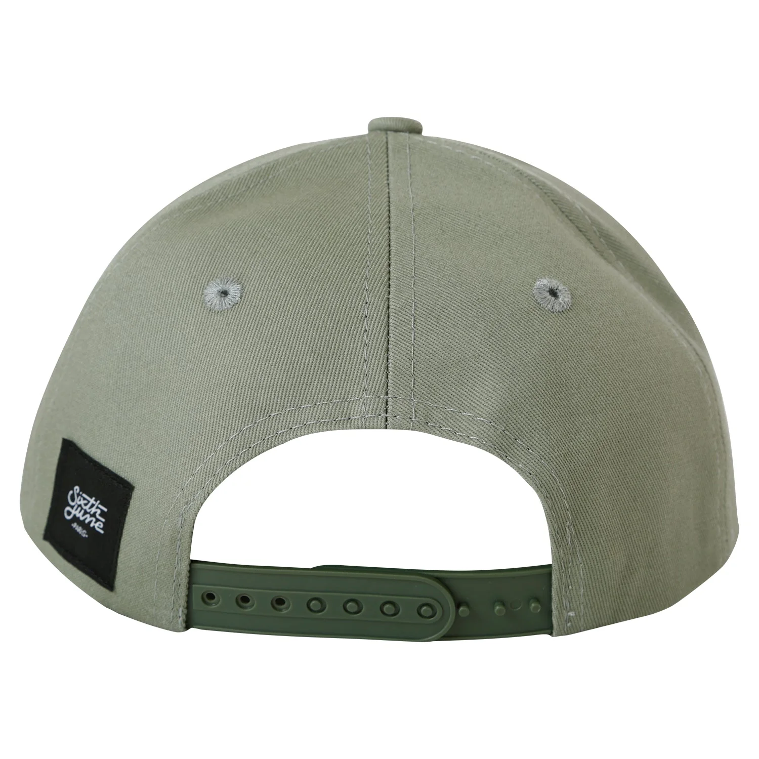 Casquette logo brodé mixte Vert kaki - Image 8
