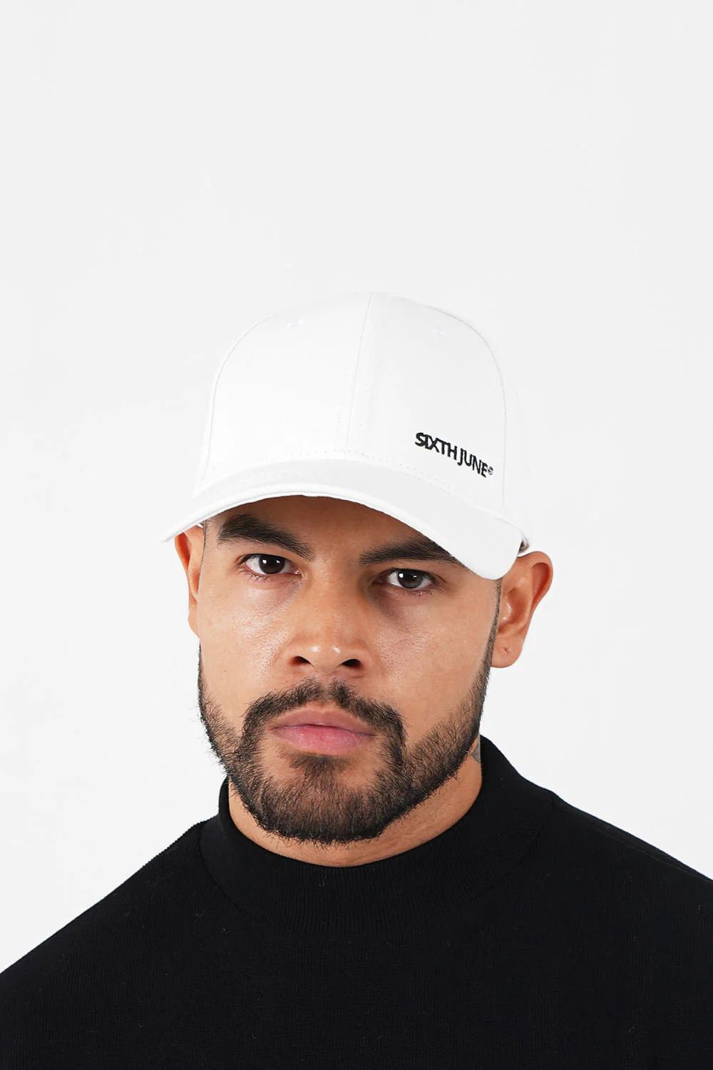 Casquette logo brodé mixte Blanc cassé - Image 2