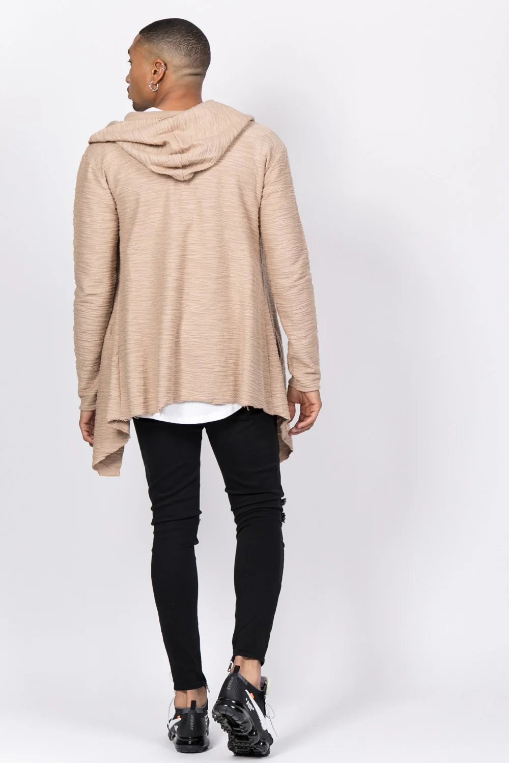 Cape coton flammé beige - Image 4